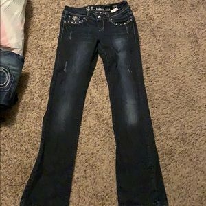 L.A Idol dark denim straight leg jeans